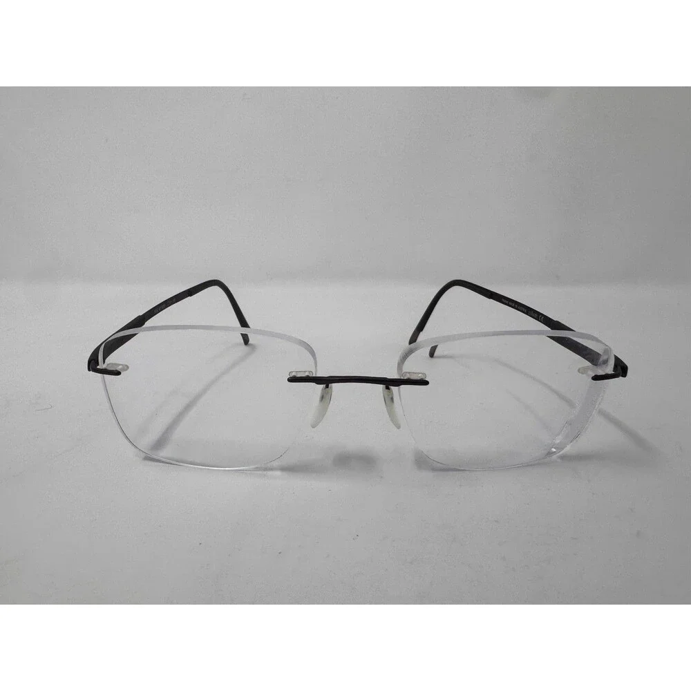 Silhouette 5416 40 6055 Titanium Bronze Gray Rimless Eyeglasses Frames 19 140